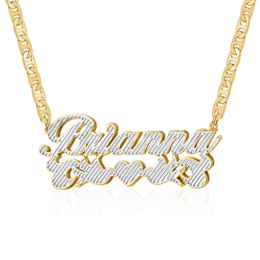 Dove 3D Plated Name Necklace